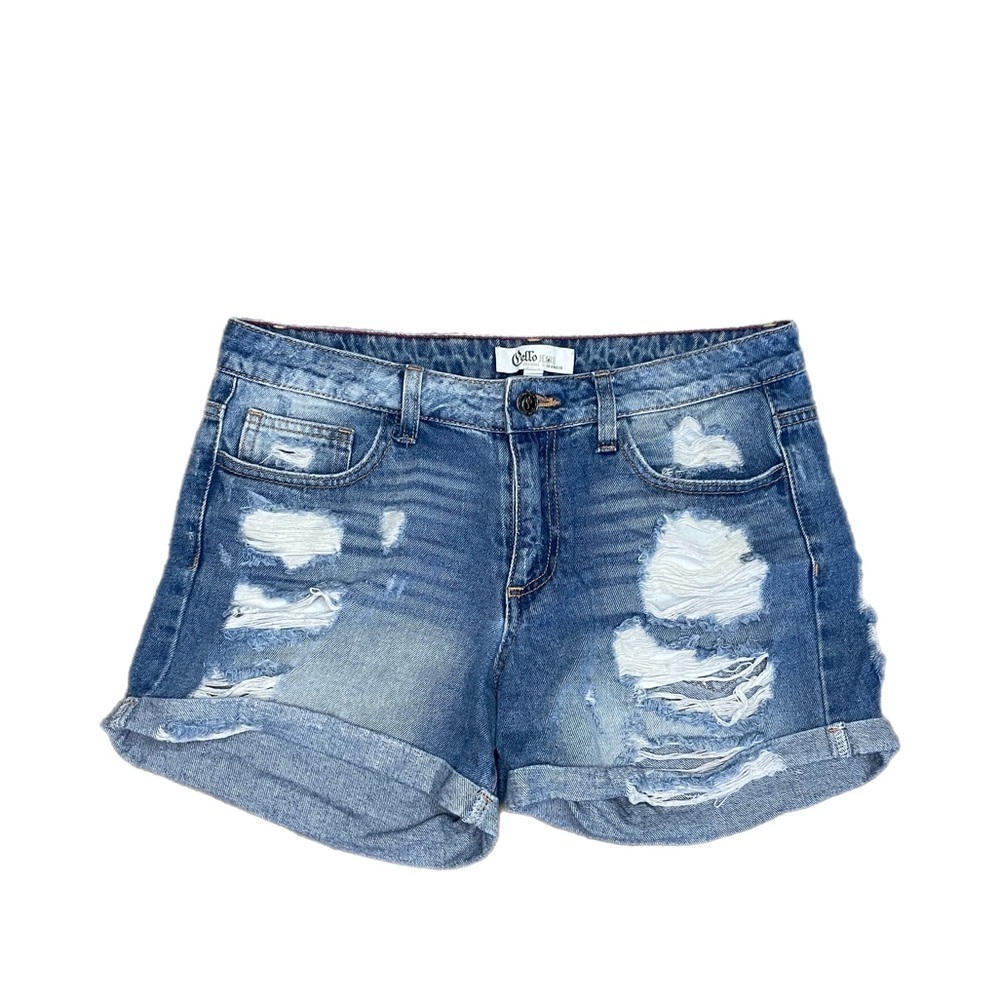 Cello Jeans Distressed Denim Shorts Size Smalll